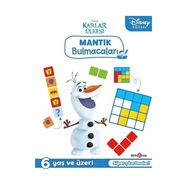 Disney Eğitsel Karlar Ülkesi Çıkartmalı Mantık Bul