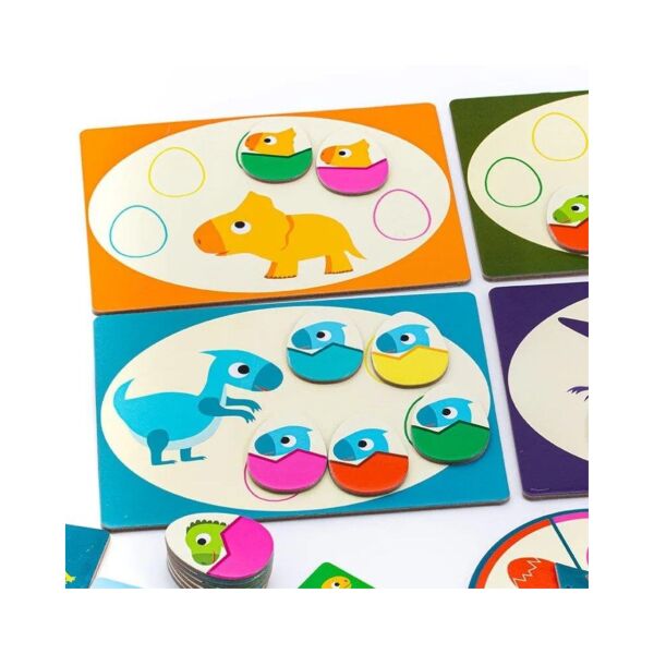 Djeco Domino 3lü Kutu Oyunu -  Dino