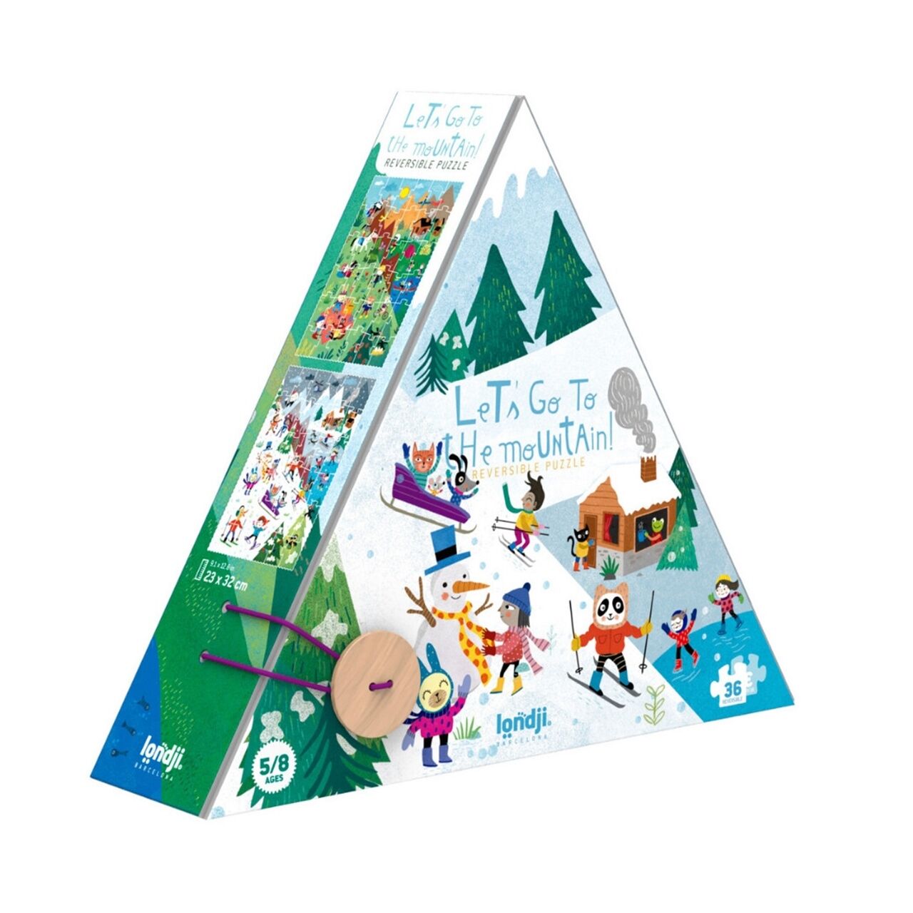 Londji Puzzle 36 Parça - Lets Go To The Mountain