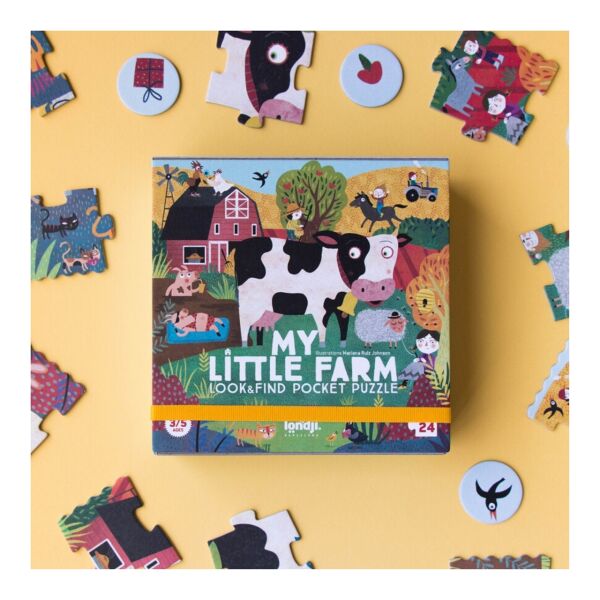 Londji Puzzle 24 Parça - My Little Farm