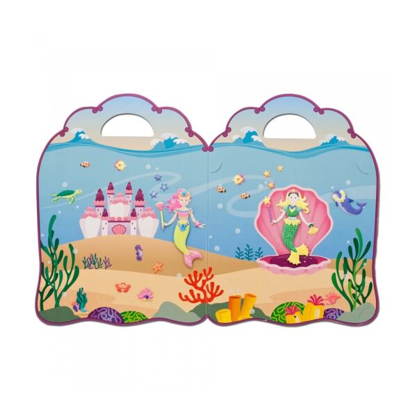 Melissa Dough Kabartmalı Tak Çıkar Seti - Denizkız