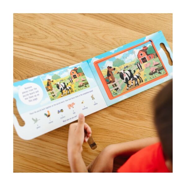 Melissa Dough Mıknatıslı Yapboz Seti 2x15 - Çiftli