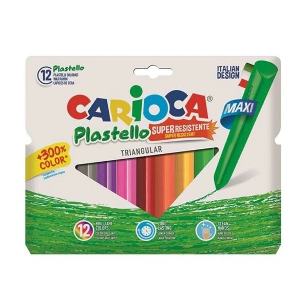 Carioca Plastello Jumbo Üçgen Pastel Boya