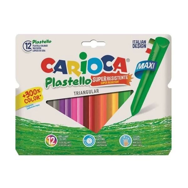 Carioca Plastello Jumbo Üçgen Pastel Boya