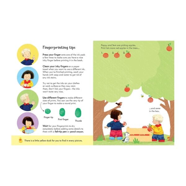 Poppy and Sam’s Fingerprint Activities
