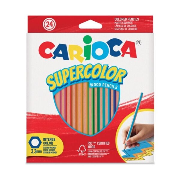 Carioca Supercolor Kuru Boya 24 Renk