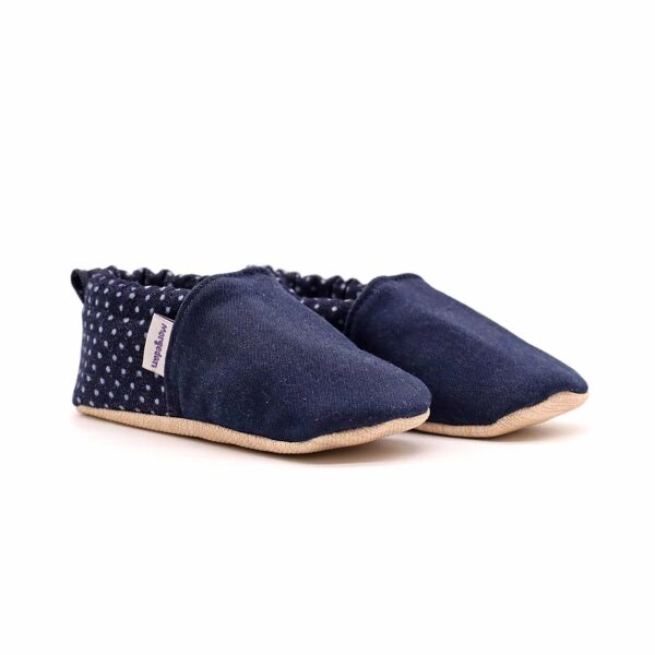 Morgedan Denim Puantiye Patik