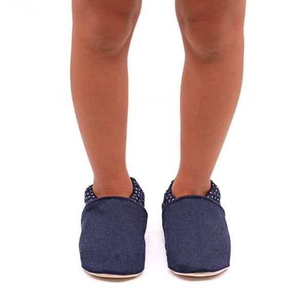 Morgedan Denim Puantiye Patik