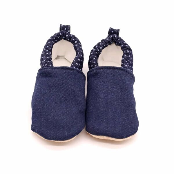 Morgedan Denim Puantiye Patik