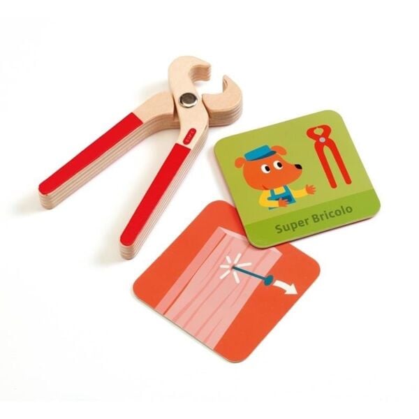 Djeco Ahşap Alet Çantası - Super Bricolo