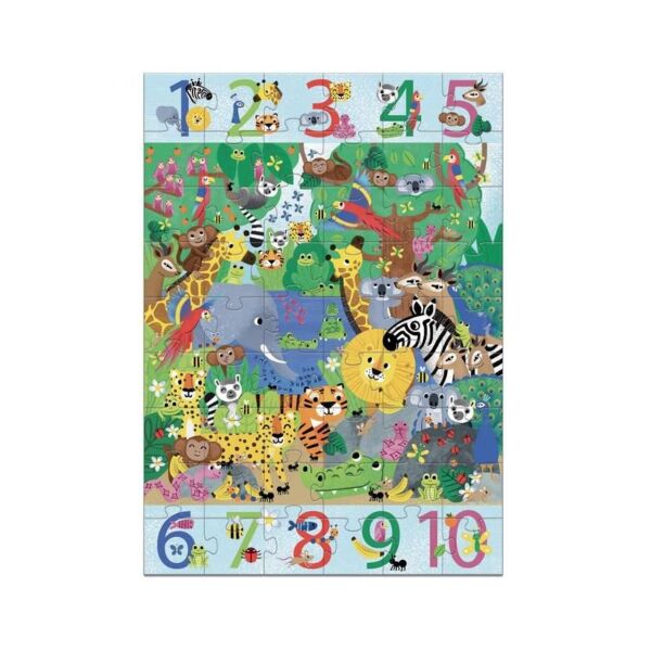 Djeco Dev Puzzle 54 Parça - Jungle