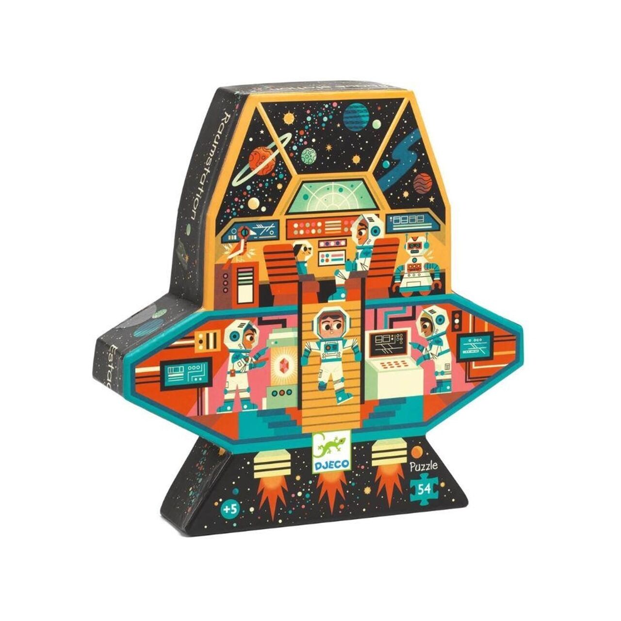 Djeco Dekoratif Puzzle 54 Parça - Space Station