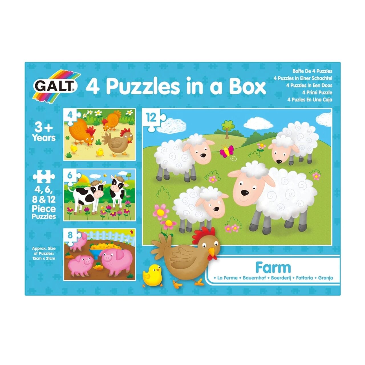 Galt 4 Puzzles in a Box Farm