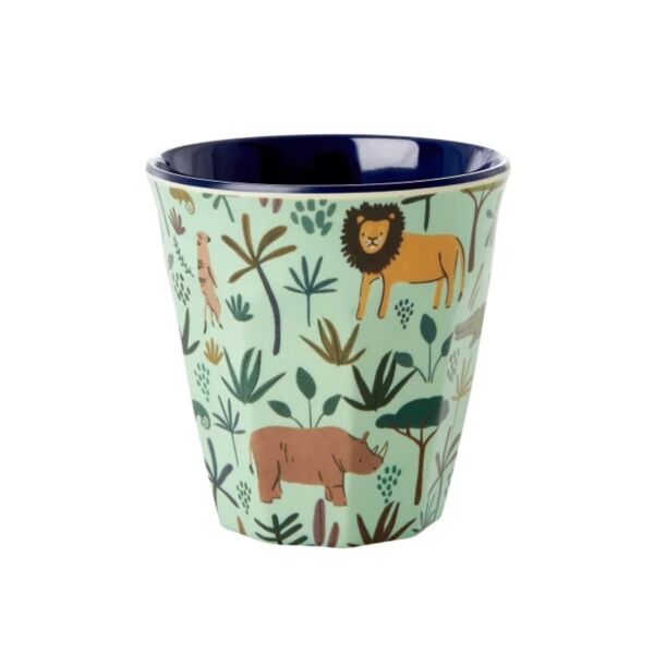 Melamin 6lı Çocuk Bardak Seti - Jungle Yeşil