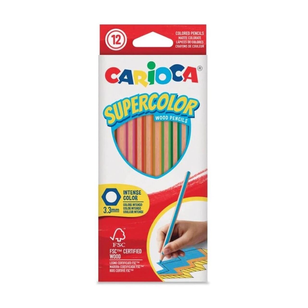 Carioca Supercolor Kuru Boya 12 Renk