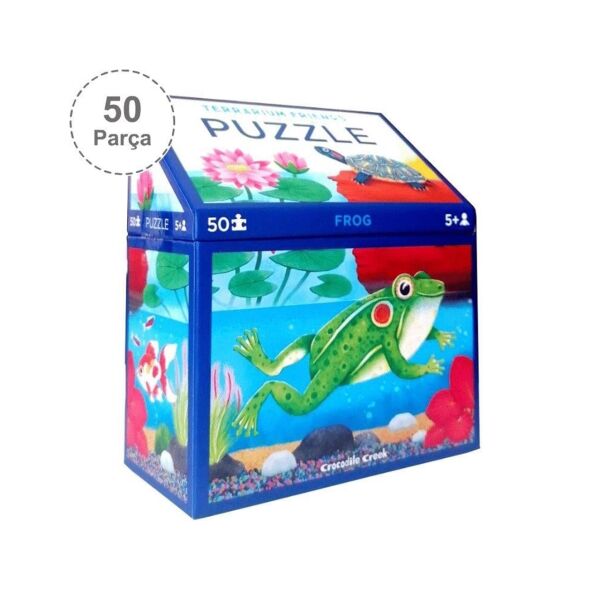 Crocodile Creek Puzzle 50 Parça - Teraryum Kurbağa
