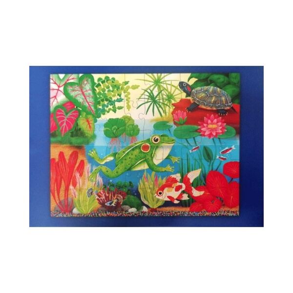 Crocodile Creek Puzzle 50 Parça - Teraryum Kurbağa