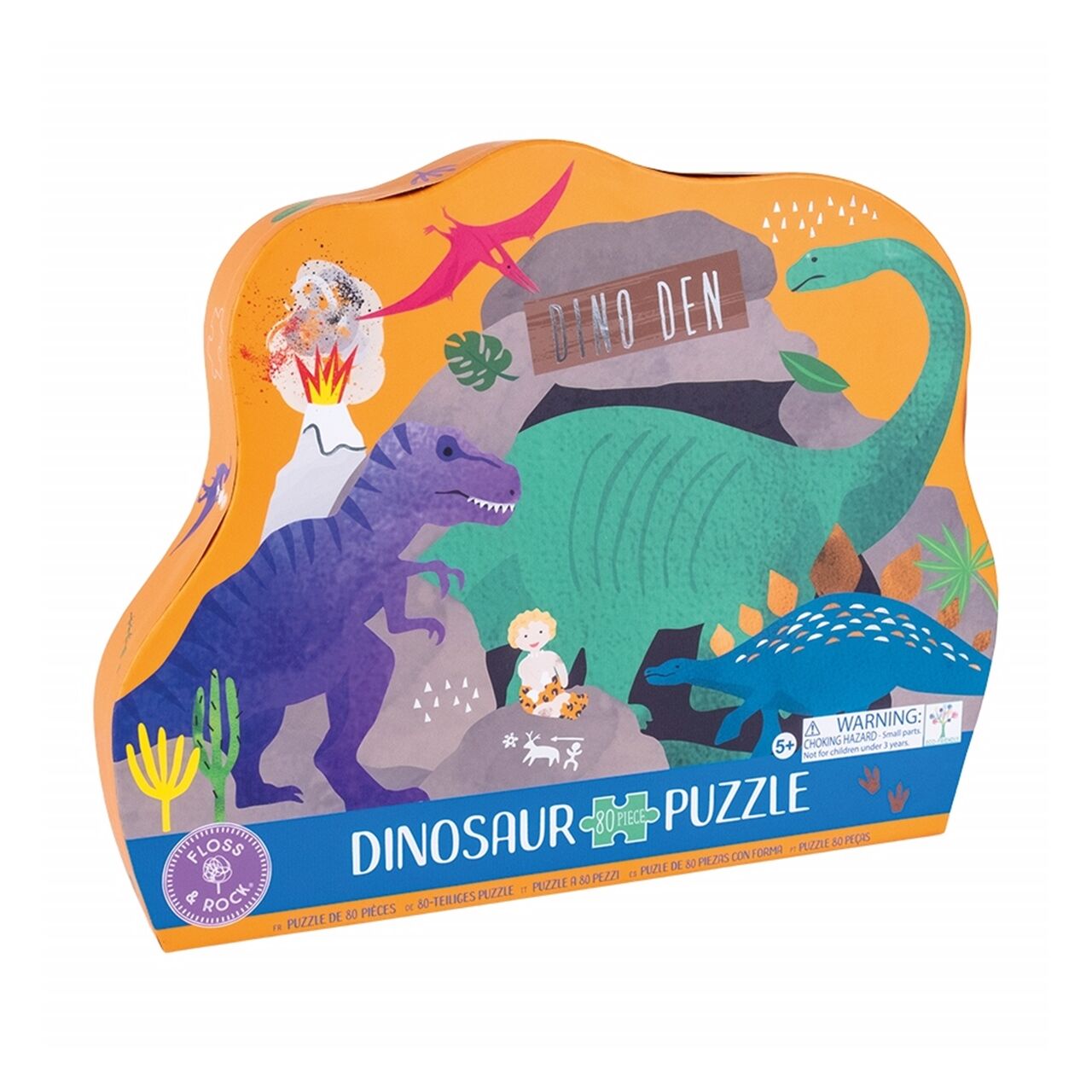 Floss Rock Dinazor  Puzzle 80 Parça