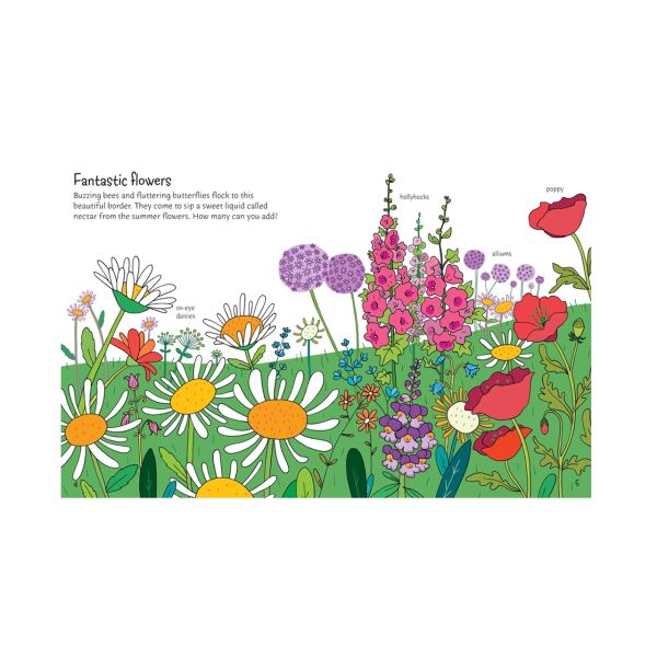 First Sticker Book Garden