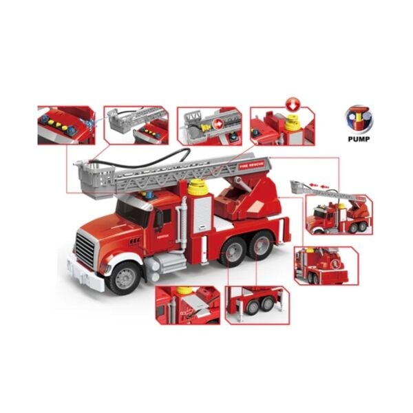 Işıklı Ve Sesli İtfaiye Kamyonu