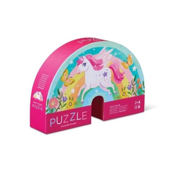 Crocodile Creek Mini Puzzle 12 Parça - Sweet Unico