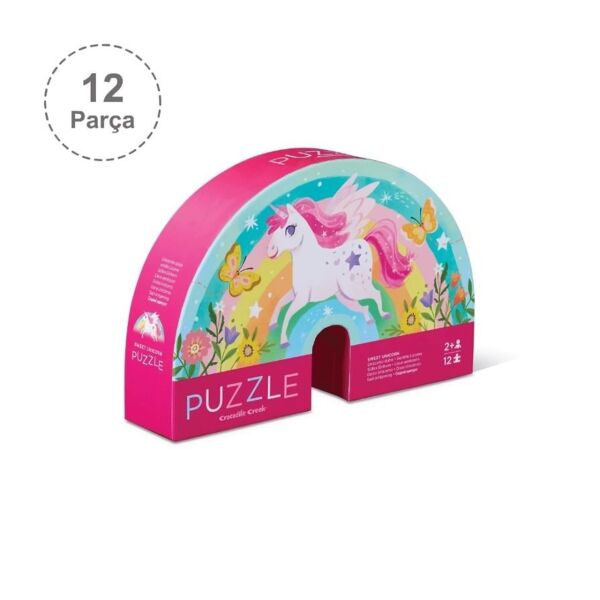 Crocodile Creek Mini Puzzle 12 Parça - Sweet Unico