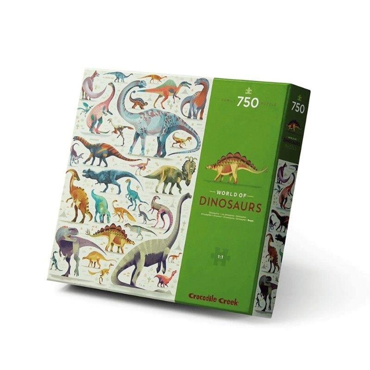 Crocodile Creek Aile Puzzle 750 Puzzle - Dinozor