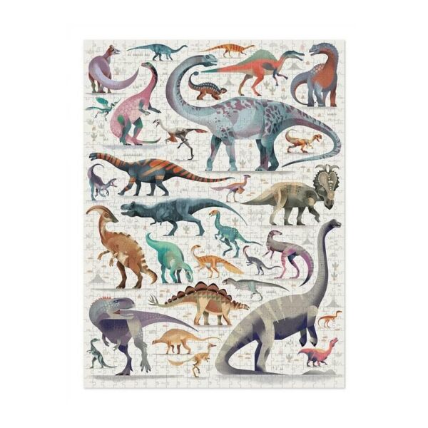 Crocodile Creek Aile Puzzle 750 Puzzle - Dinozor