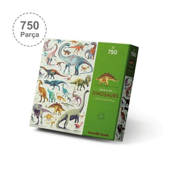 Crocodile Creek Aile Puzzle 750 Puzzle - Dinozor