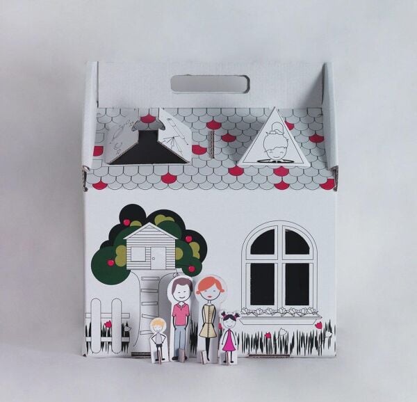 Little Makers L.Carry House Karton Oyun Evi
