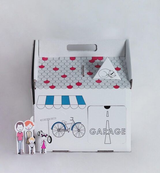Little Makers L.Carry House Karton Oyun Evi