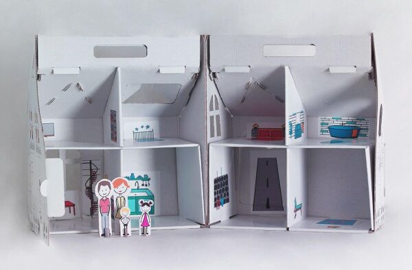 Little Makers L.Carry House Karton Oyun Evi
