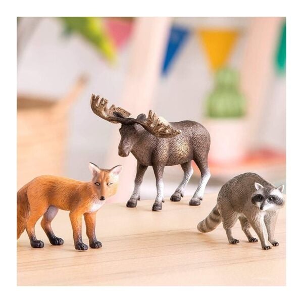 Terra Orman Hayvanları 3lü Set - Tilki, Geyik ve R