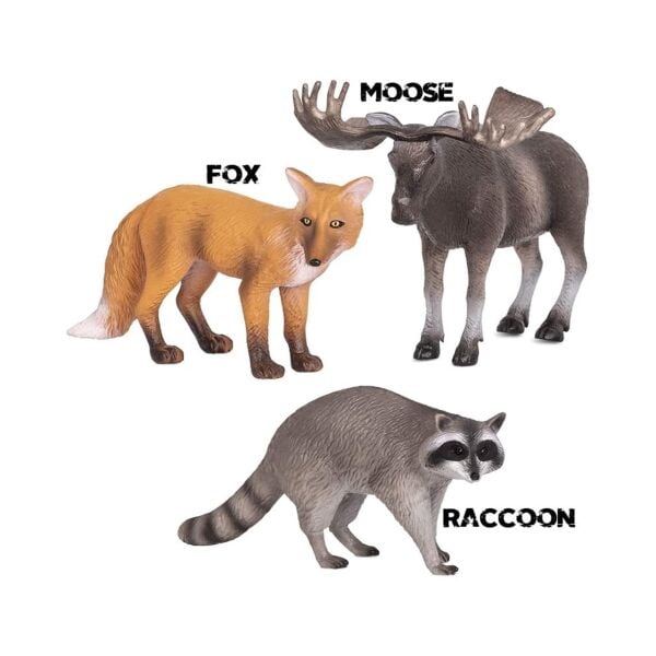 Terra Orman Hayvanları 3lü Set - Tilki, Geyik ve R