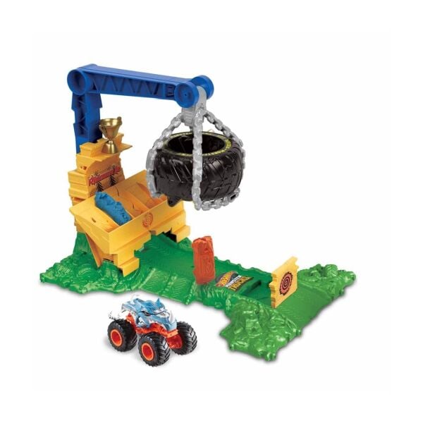 Hot Wheels Monster Trucks Arena Rhinomite Mücadele