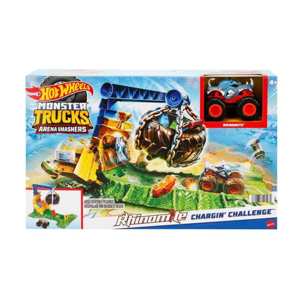 Hot Wheels Monster Trucks Arena Rhinomite Mücadele