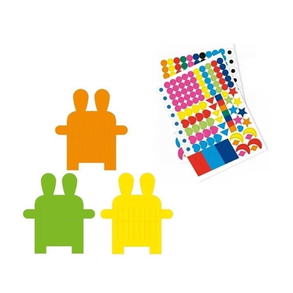 Djeco Kağıt Yapıştırma Oyunu / 6 Bunnies