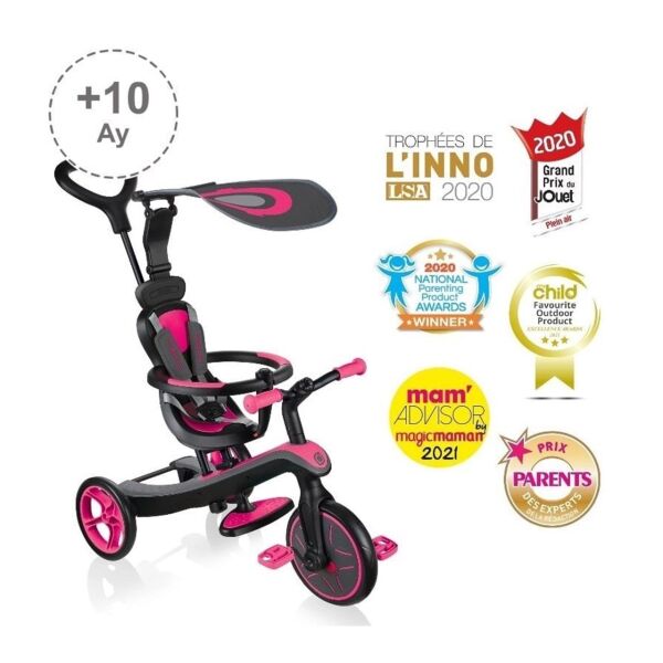 Globber Explorer 4in1 Bisiklet - Pembe