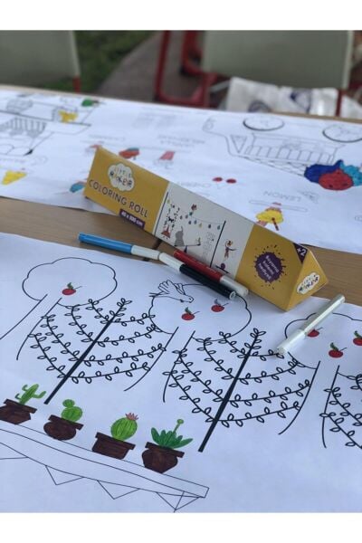 My Little Village Boyama Kağıdı