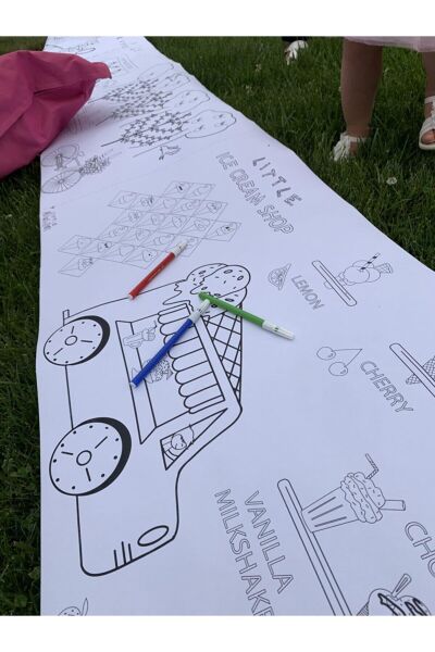 My Little Village Boyama Kağıdı