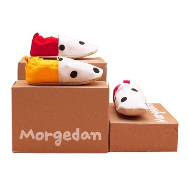 Morgedan Sarı Puantiye Patik