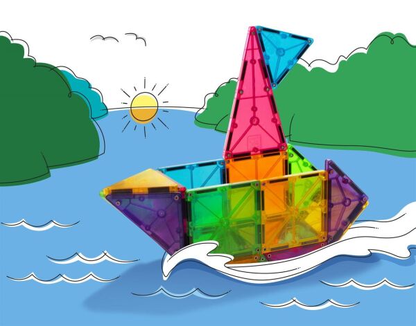 Magna Tiles Clear Color - 32 Parça