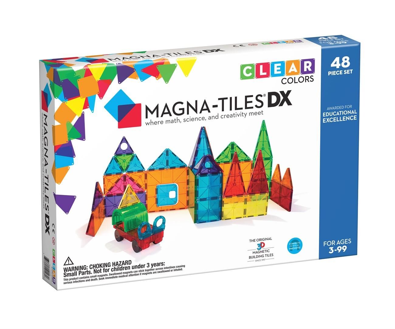 Magna Tiles Clear Color - 48 Parça