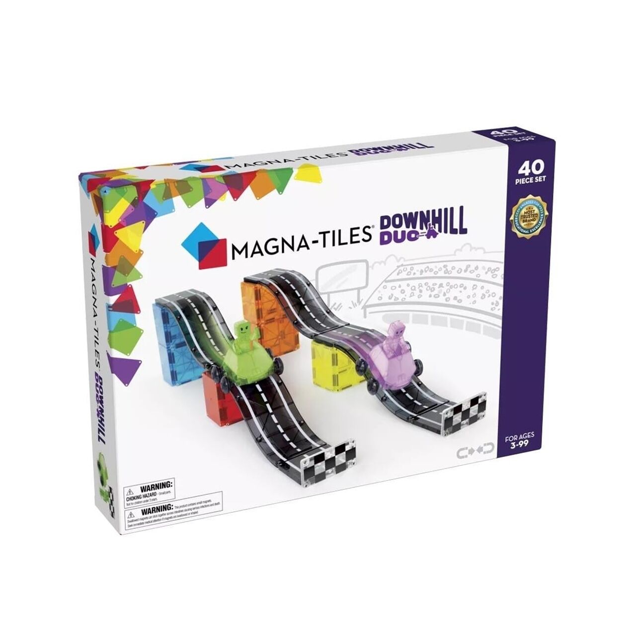Magna Tiles Downhill Duo Yokuş Aşağı 2li - 40 Parç