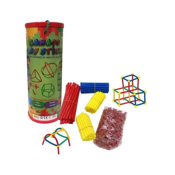 Bamboo Oyun Çubukları Silindir