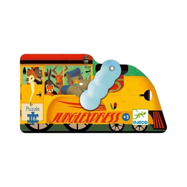 Djeco Dekoratif Puzzle 16 Parça / Lokomotif