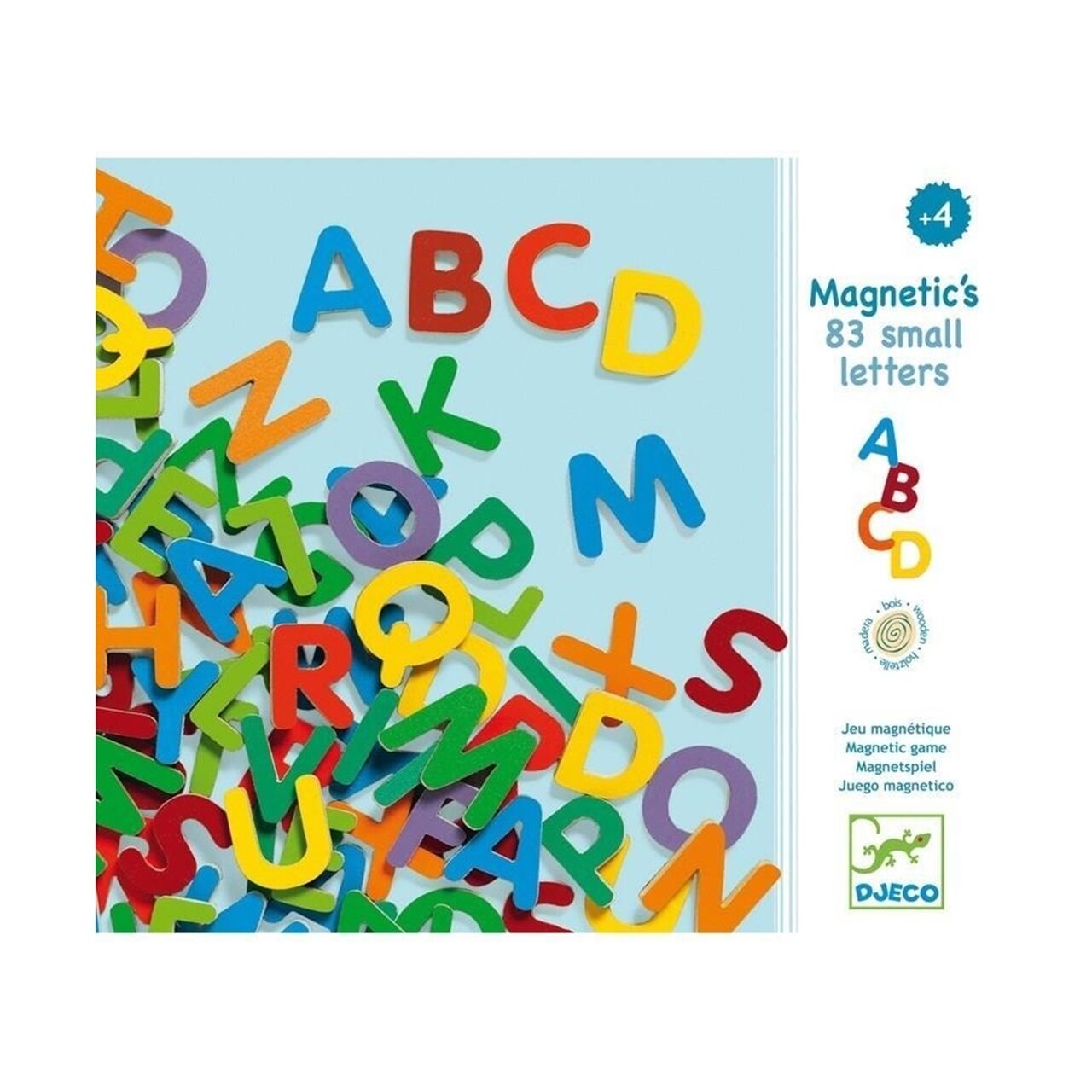 Djeco Mıknatıslı Oyunlar / 83 Small Magnetic Lette