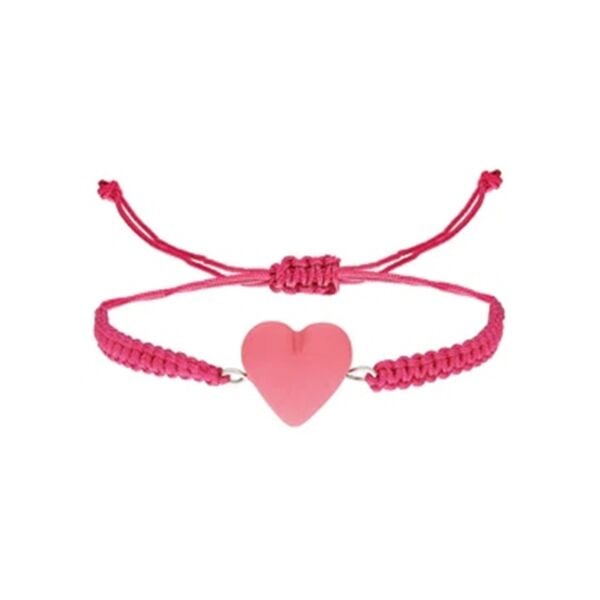Pembe Kalp Bileklik