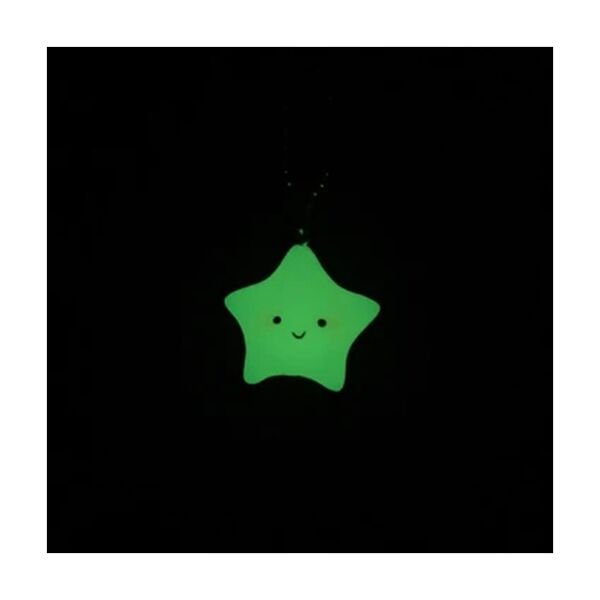 Gece Parlayan Yıldız Gümüş Kolye