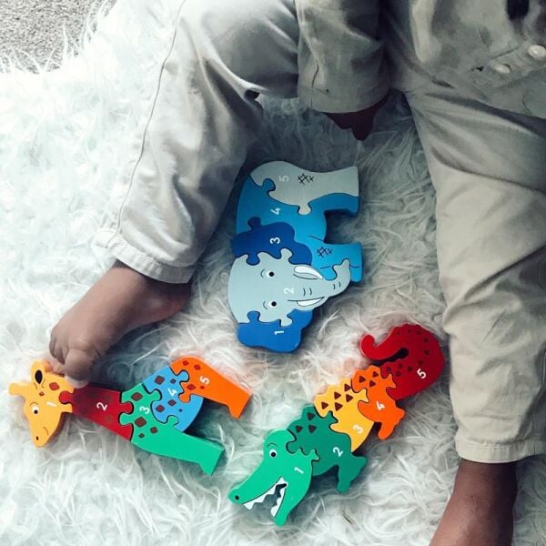 Lankakade Giraffe 1-5 Jigsaw